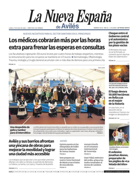 Cover of La Nueva Espana (Aviles)