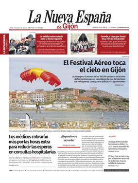 Cover of La Nueva Espana (Gijon)
