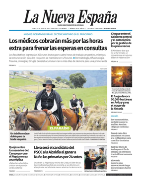 Cover of La Nueva Espana (Oviedo)