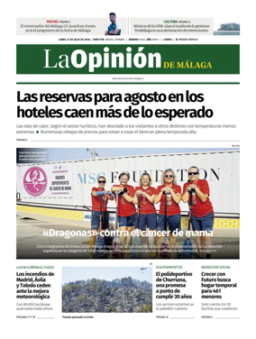 Cover of La Opinion de Malaga