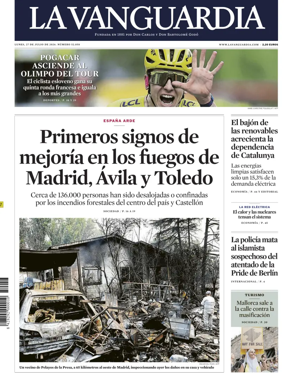 Cover of La Vanguardia (1st Edition)