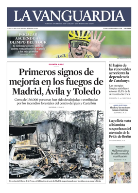 Cover of La Vanguardia