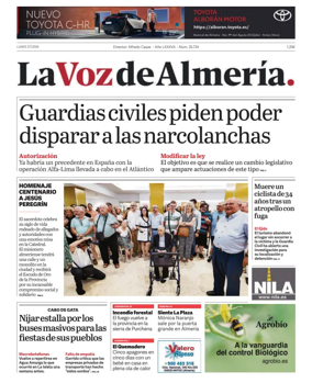 Cover of La Voz de Almeria