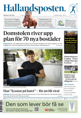 Cover of Hallandsposten