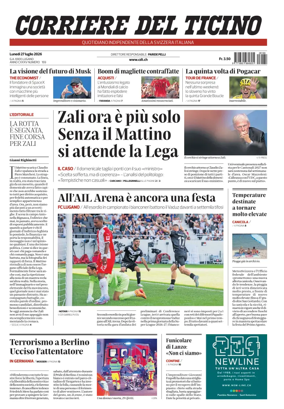 Cover of Corriere del Ticino