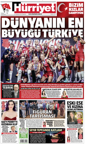 Cover of Hurriyet