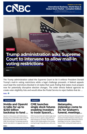 Cover of CNBC