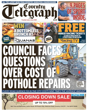 Cover of Coventry Telegraph