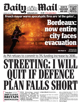 Cover of Daily Mail