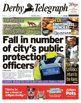 Cover of Derby Telegraph