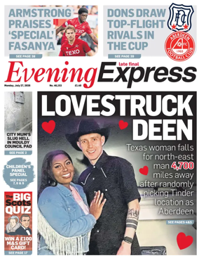 Cover of Evening Express