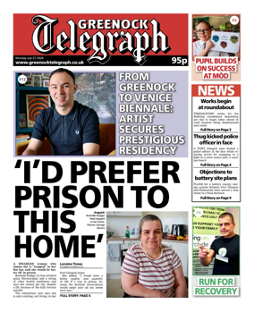 Cover of Greenock Telegraph