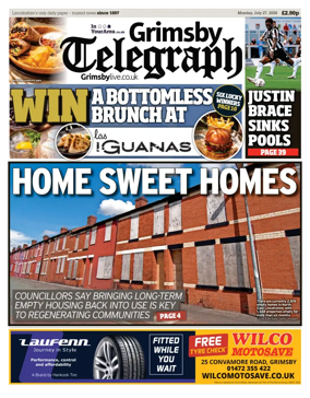 Cover of Grimsby Telegraph