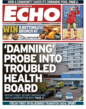 Cover of South Wales Echo