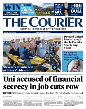 Cover of The Courier & Advertiser (Angus and Dundee)
