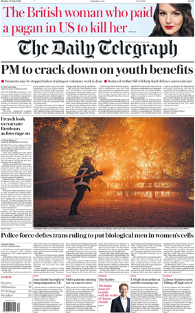 Cover of The Daily Telegraph