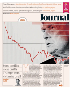 Cover of The Guardian e-paper Journal