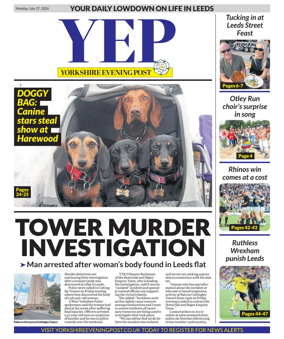 Cover of Yorkshire Evening Post