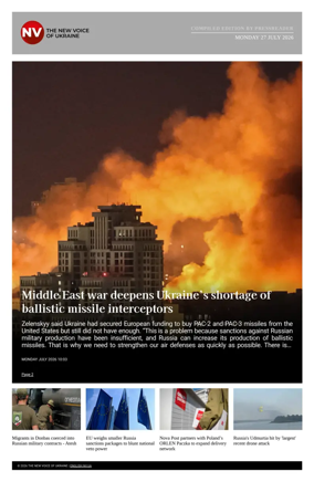 Cover of The New Voice of Ukraine