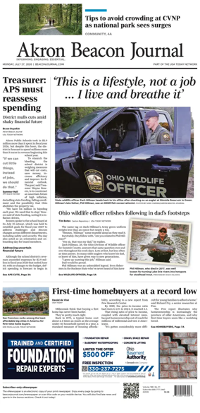 Cover of Akron Beacon Journal