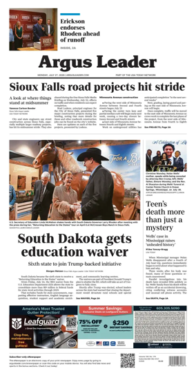 Cover of Argus Leader