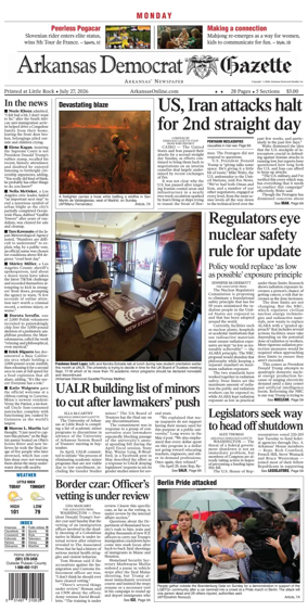 Cover of Arkansas Democrat-Gazette