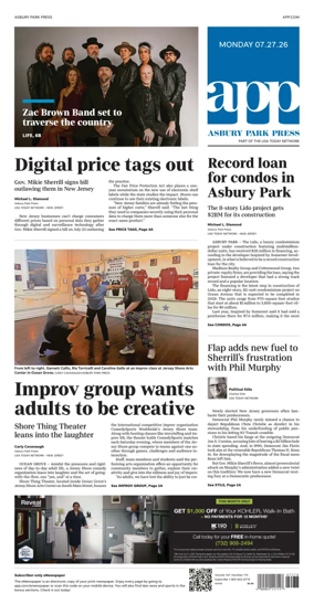 Cover of Asbury Park Press