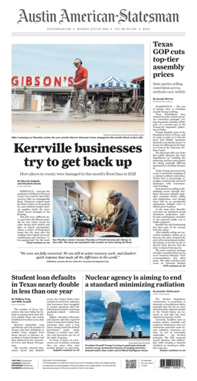 Cover of Austin American-Statesman