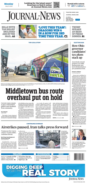 Cover of Hamilton Journal News