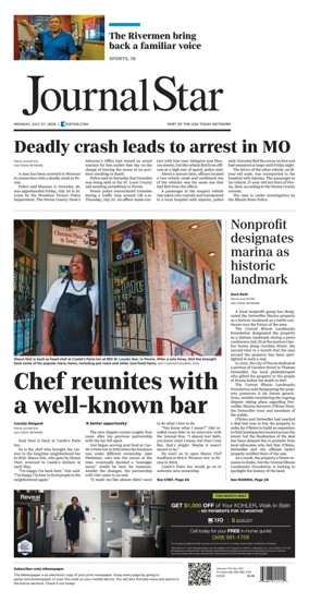 Cover of Journal Star (Peoria)
