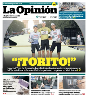 Cover of La Opinion