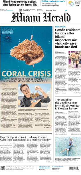 Cover of Miami Herald