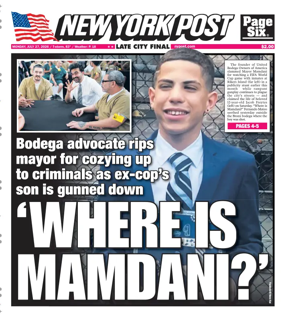 Cover of New York Post