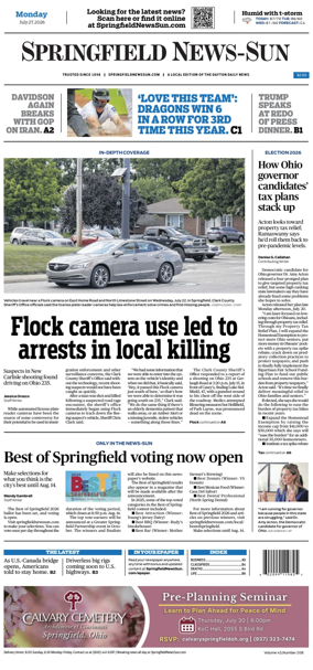 Cover of Springfield News-Sun