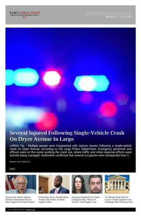 Cover of Tampa Free Press