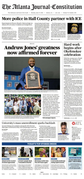 Cover of The Atlanta Journal-Constitution