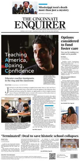 Cover of The Cincinnati Enquirer