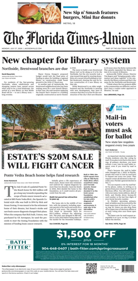 Cover of The Florida Times-Union