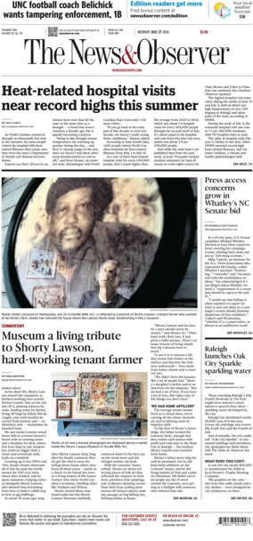 Cover of The News & Observer