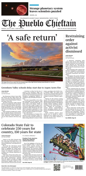Cover of The Pueblo Chieftain