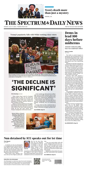 Cover of The Spectrum & Daily News