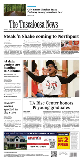 Cover of The Tuscaloosa News