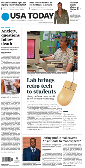Cover of USA TODAY US Edition