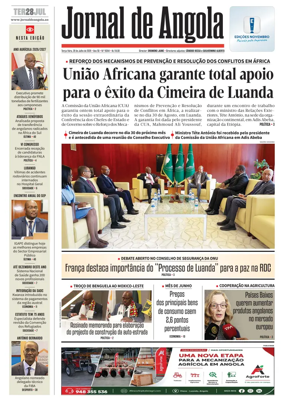 Cover of Jornal de Angola