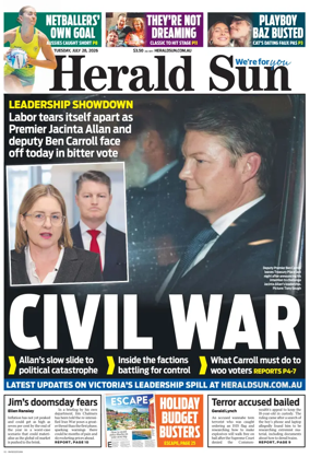 Cover of Herald Sun