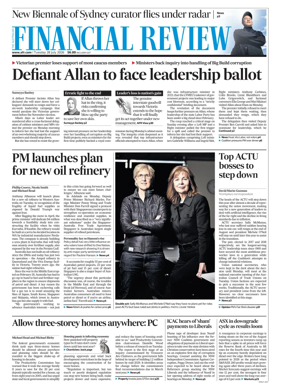 Cover of The Australian Financial Review