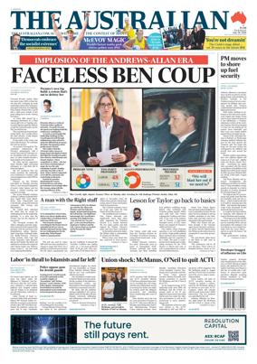 Cover of The Australian
