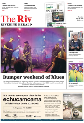 Cover of The Riverine Herald