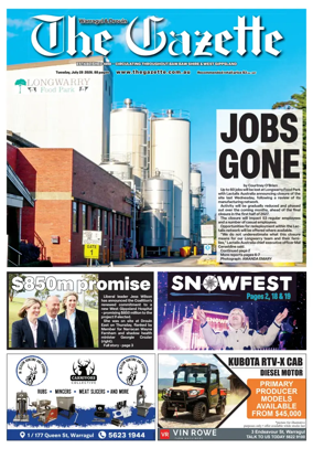 Cover of Warragul & Drouin Gazette