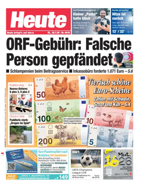 Cover of Heute - Oberosterreich Ausgabe